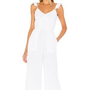 Gaston Jumpsuit in White